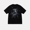 STU Stutucci American trendy brand short-sleeved letter printing summer men's and women's crew neck loose heavy cotton T-shirt