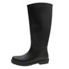 Stylish and simple tall rain boots women's waterproof and non-slip water boots wear-resistant outer water shoes kitchen work sleeve women's shoes