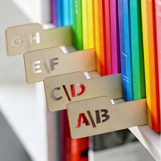 13/26 Stück Holz-Vinyl-Schallplatten-Teiler A bis Z Alphabetisch DVD-Schallplatten-Führer Organisationstool Separator Halter Vinyl-Schallplatten-Zubehör