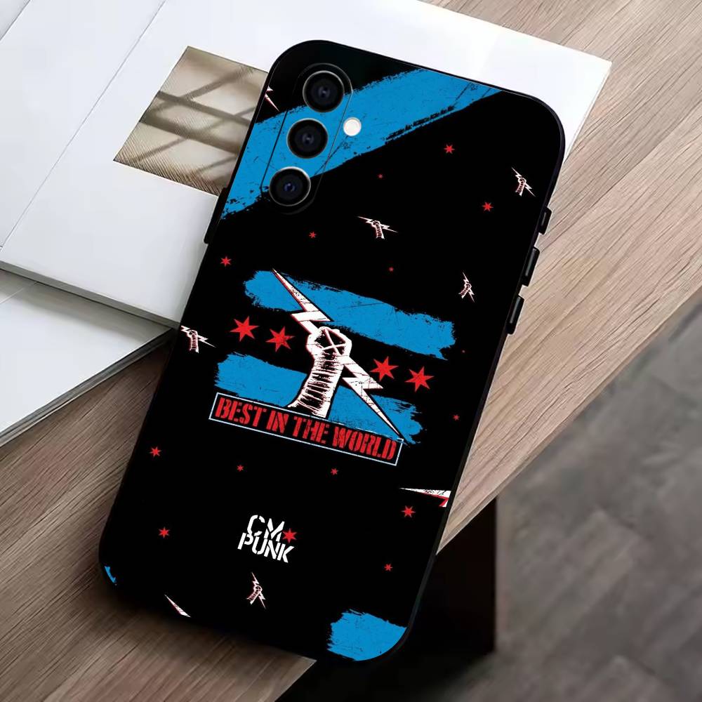 CM P-Punk   Phone Case For Samsung Galaxy A73,A72,A71,A70,A53,A52,A51,Others Soft Black Cover