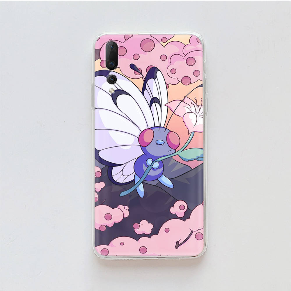 Transparent Case for Samsung A04 A14 A23 M33 M53 Realme 10 9 C35 C55 VIVO X80 Infinix Hot 30 Note 11 Tecno Spark 8P Pro P-35 Cute Pokemons Pikachus