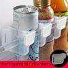 Multifunctional Household Refrigerator Divider to Organize Freely, Snap-On Grids Clip to Organize Refrigerator Door Divider Clip, Suitabl