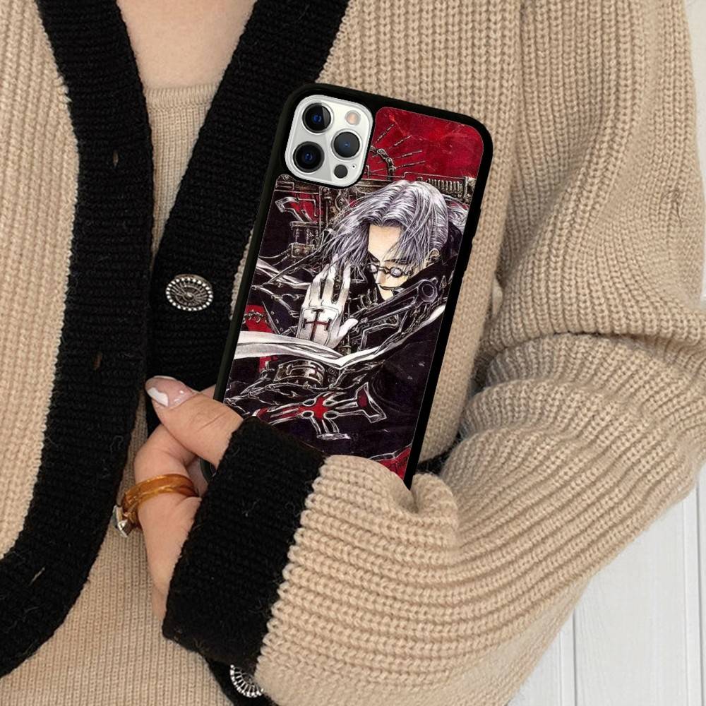 

Чехол для телефона Hellsing в стиле аниме ужасов для IPhone 17 16 Pro Max Air 13 12 Mini 14 15 Plus 11 Задняя крышка из ПК+ТПУ iPhone 13
