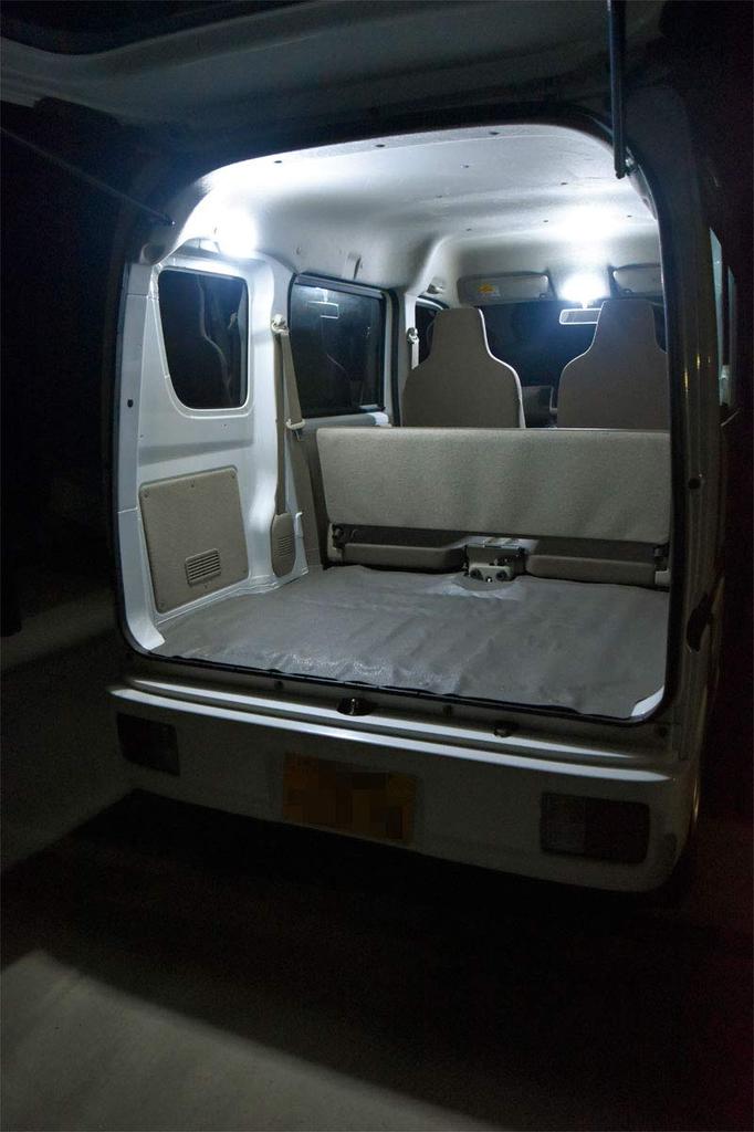 2LOOP 3-čipis SMD 2 taškų Hijet sunkvežimis jumbo išskirtinis Hijet jumbo S500PS510P serijos didelio ryškumo LED salono lemputė - grynos baltos šviesos