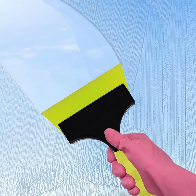 Window Tint Squeegee Tiny Small Shower Door Squeegee Small Window Scraper Shower Glass Cleaner Car Wrap Tool With Handle For