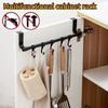 1/2pcs Wall-Mounted Kitchen Cabinet Towel Rack - Space-Saving Dishcloth Holder for Home and Bathroom No Drilling Require