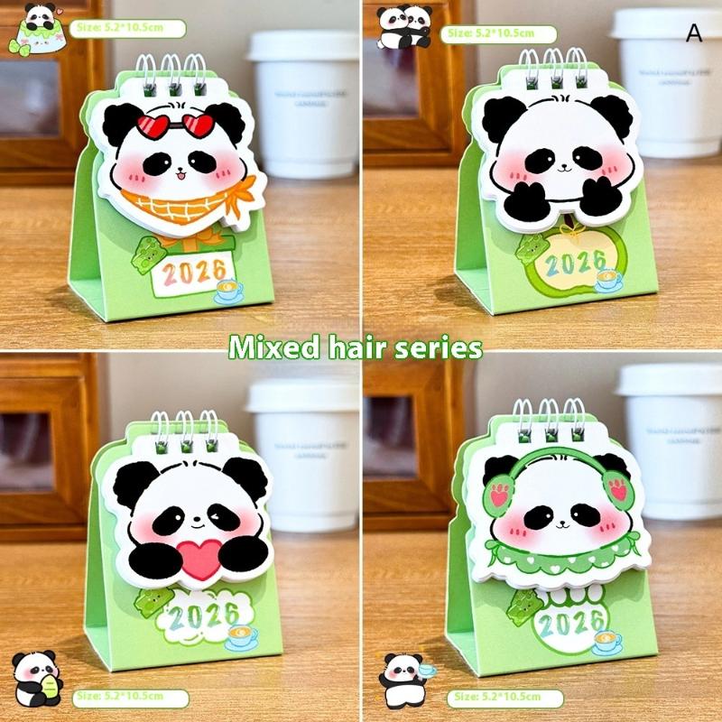 

2026 год Мультяшная панда Настольный Мини Настольный Календарь Часы В Программе Награды Студентам Креативные Подарки Июнь 2025-Декабрь 2026