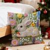 Christmas-Themed Texture Cushion Cover For Pillow Printing Sofa Decoration Home Car Room Coffee Shop Office Nordic Simplicity