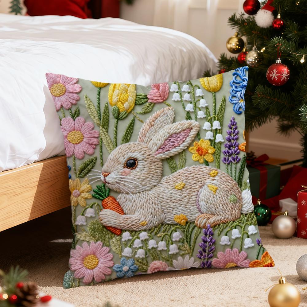 

Christmasthemed texture cushion cover For Pillow Printing Sofa Decoration Home Car Room Coffee Shop Office Nordic Simplicity 30x30 cm