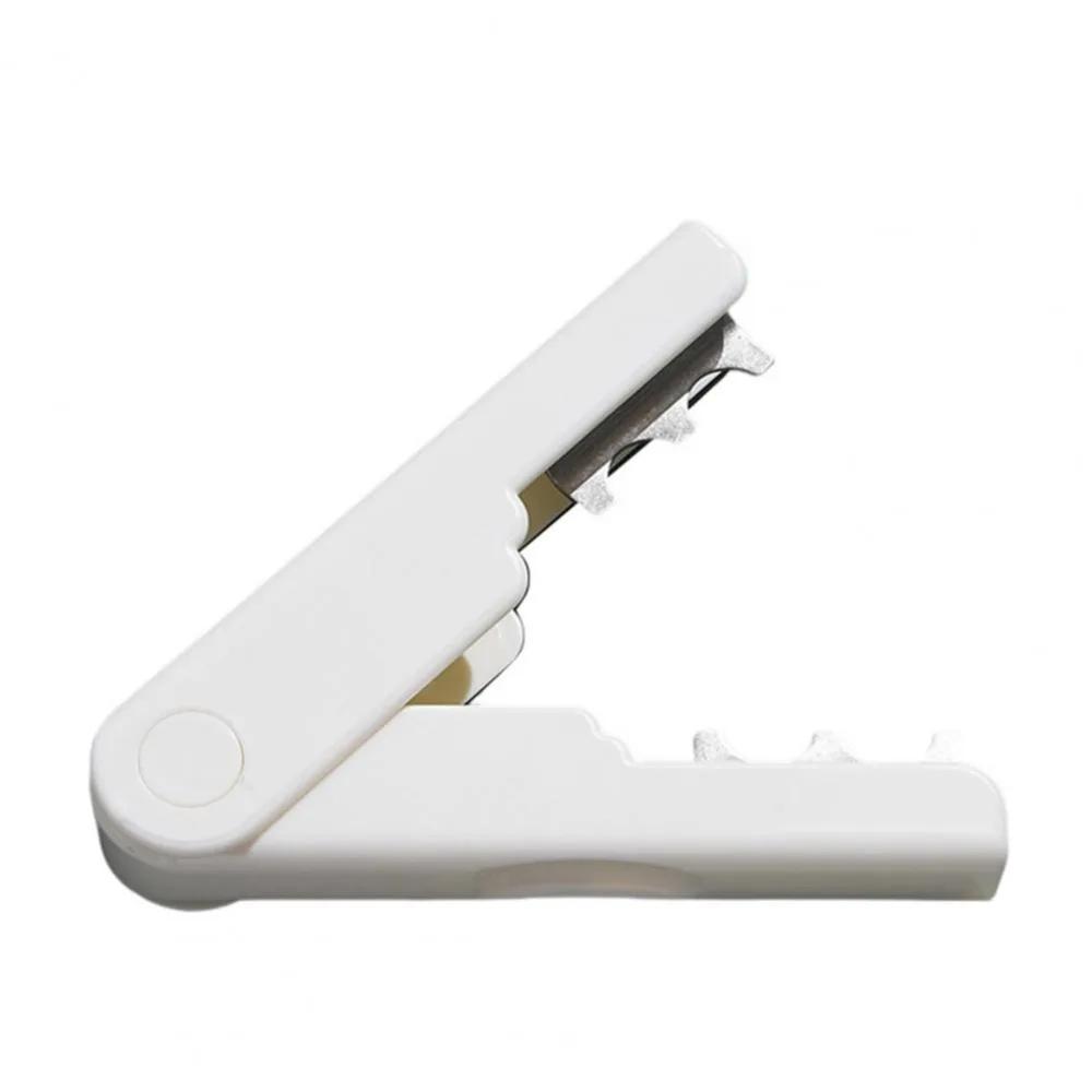 Auto Buckle Rose Thorn Stripper Pliers Finger Groove Flower Stem Leaf Cut Remover Gardening Supplies Home Accessories