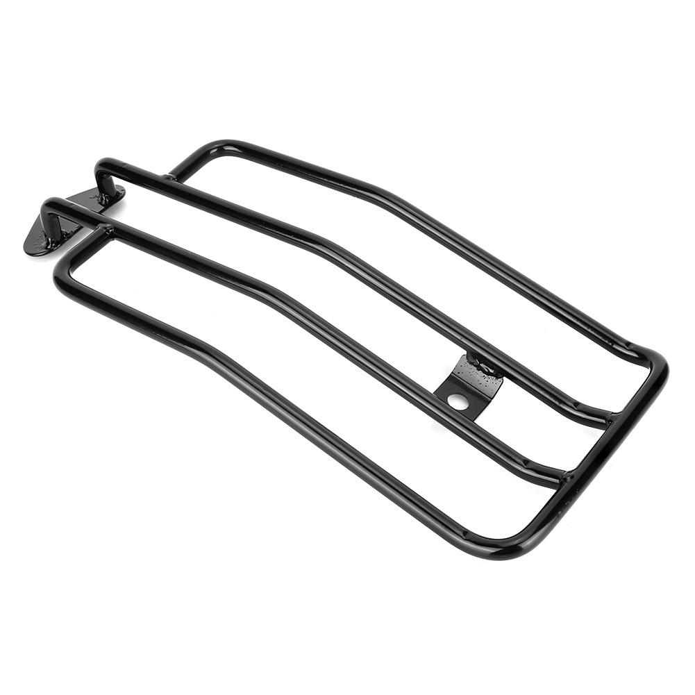 Retro Motorcykel Bakre Bagagehylla Hylla Tillbehör Passar för XL883 1200 X48Svart