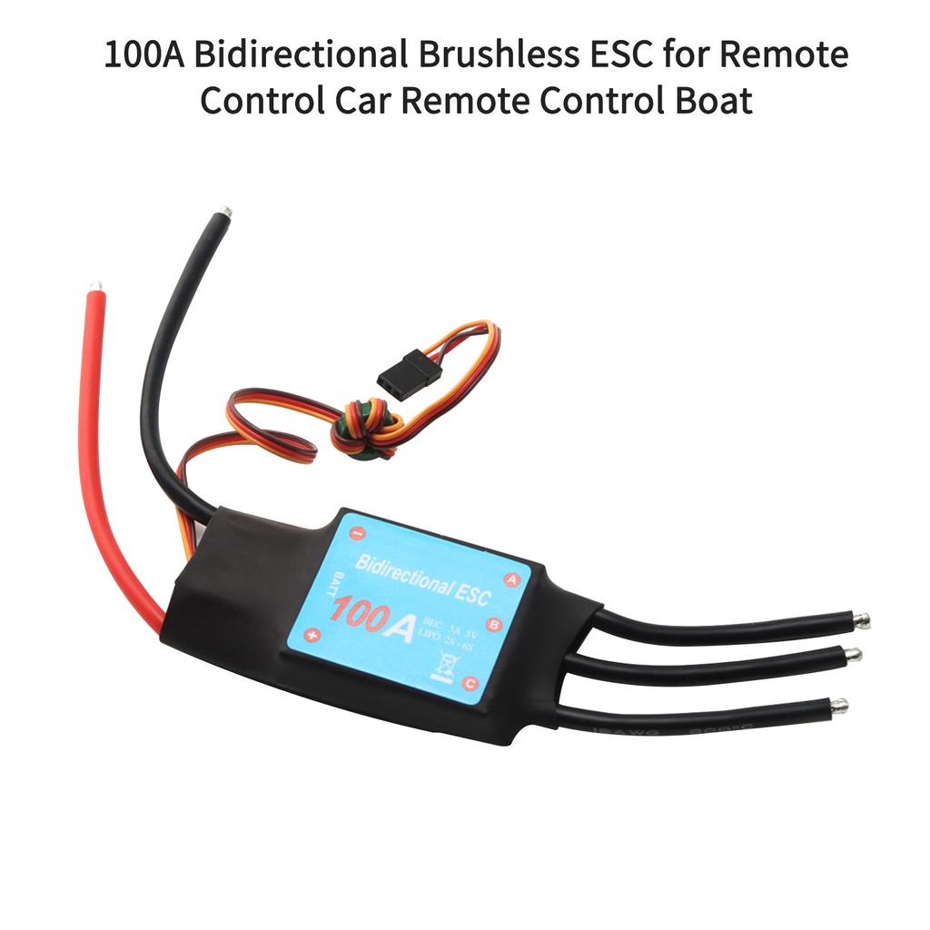 100A Bidirectional Brushless ESC for Remote Control Car Remote Control Boat