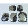 372Cts.Natural Apache Gold Pyrite Octagon Cabochon Loose Gemstone 05Pcs Lot C-1284