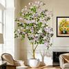 Large Artificial Bougainvillea Tree for Indoor Decoration - Potted Fake Cherry Blossom Plant Ornament