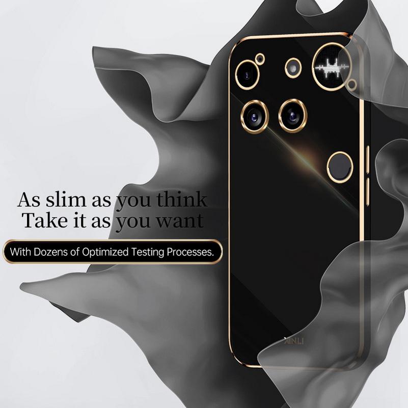 Electroplated Gold Border Case For Nothing Phone3 Phone (3a) Pro Phone 3A Phone 2a 2 Nothing CMF Phone2 Soft Plating Edge Cover