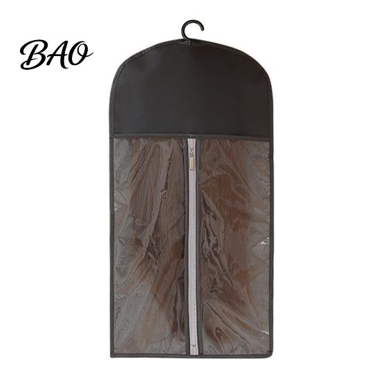 Hairpiece Protection Bag Wig Storage Hanging with Hook, Breathable Non-woven Fabric Dust-proof Travel Hair Extension Case Protector, Space Saving