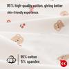 Hongdou Girls' Pure Cotton Antibacterial Boxer Briefs