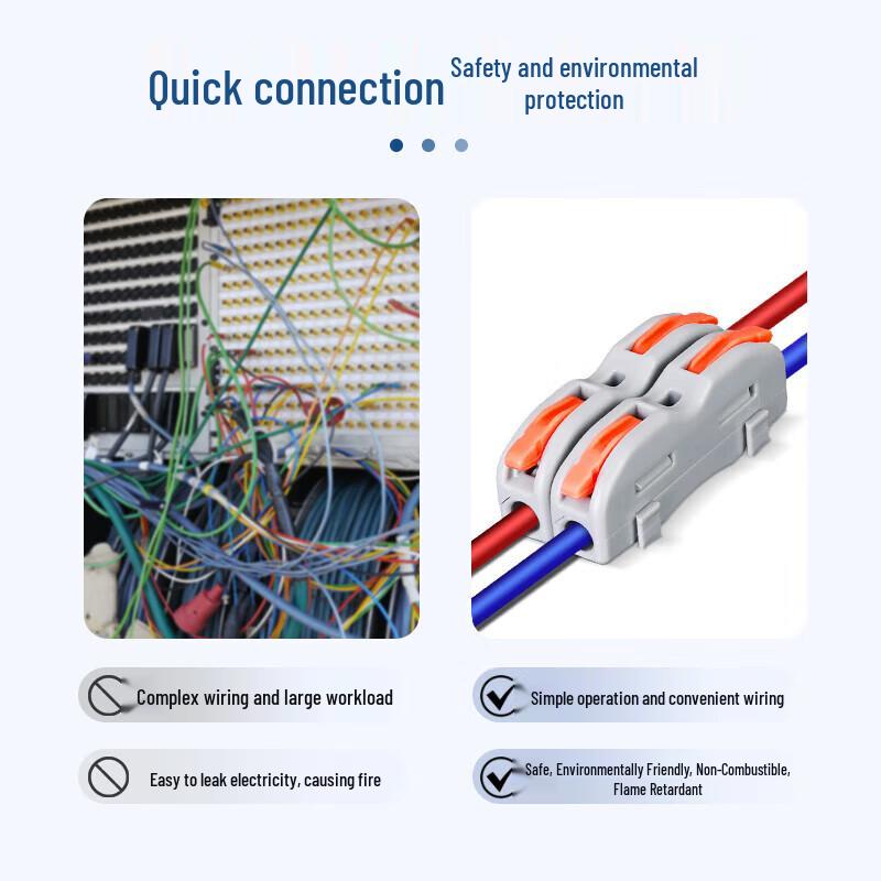 Quick Push-In Wire Terminal Connector