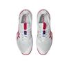 New Asics Solution Speed FF 3 Abrasion Resistant Low Top Tennis Shoes Women's Gray Red 1042A250-103