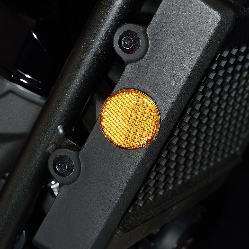 Daytona 76286 Universeller Reflektor Rund Gelb Selbstklebend beidseitig