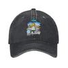 Roger Ricky Spanish Families Cartoon Baseball Cap For Men Women Distressed Washed Headwear Unstructured Caps