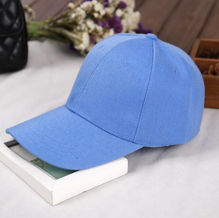 Plain Color Baseball Cap For Women Men With Adjustable Fit Sun Protection Summer Accessory
