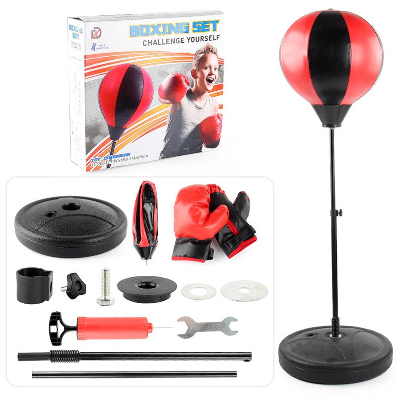 New Strange Toys 115Cm Standing Boxing Gloves Speed Ball Leisure Sports Adult Decompression Office Desktop