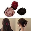 Non-Slip Satin Hair Claw Cute Ponytail Catch Strong Hold Princess Hairpin
