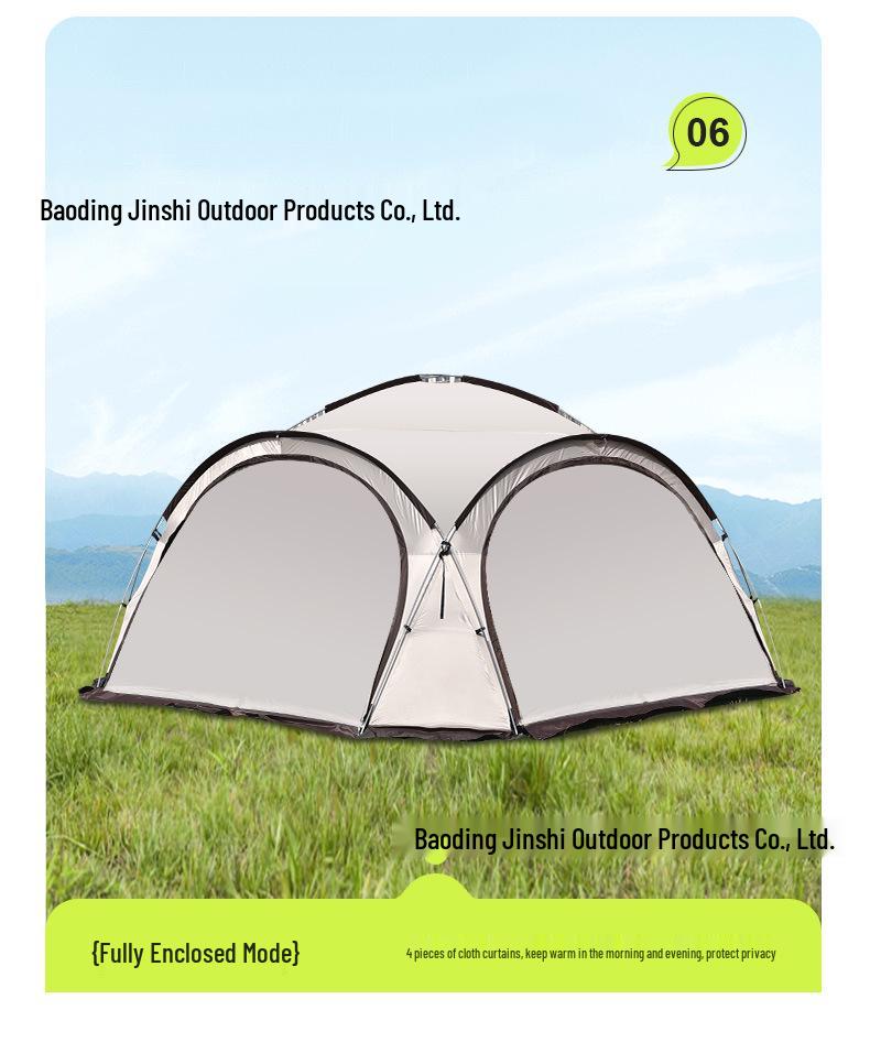 Tienda de campaña para coche con dosel de cúpula de vinilo negro: Entrega Rápida, Impermeable, Exteriores, Toldo para Sombrilla de Camping