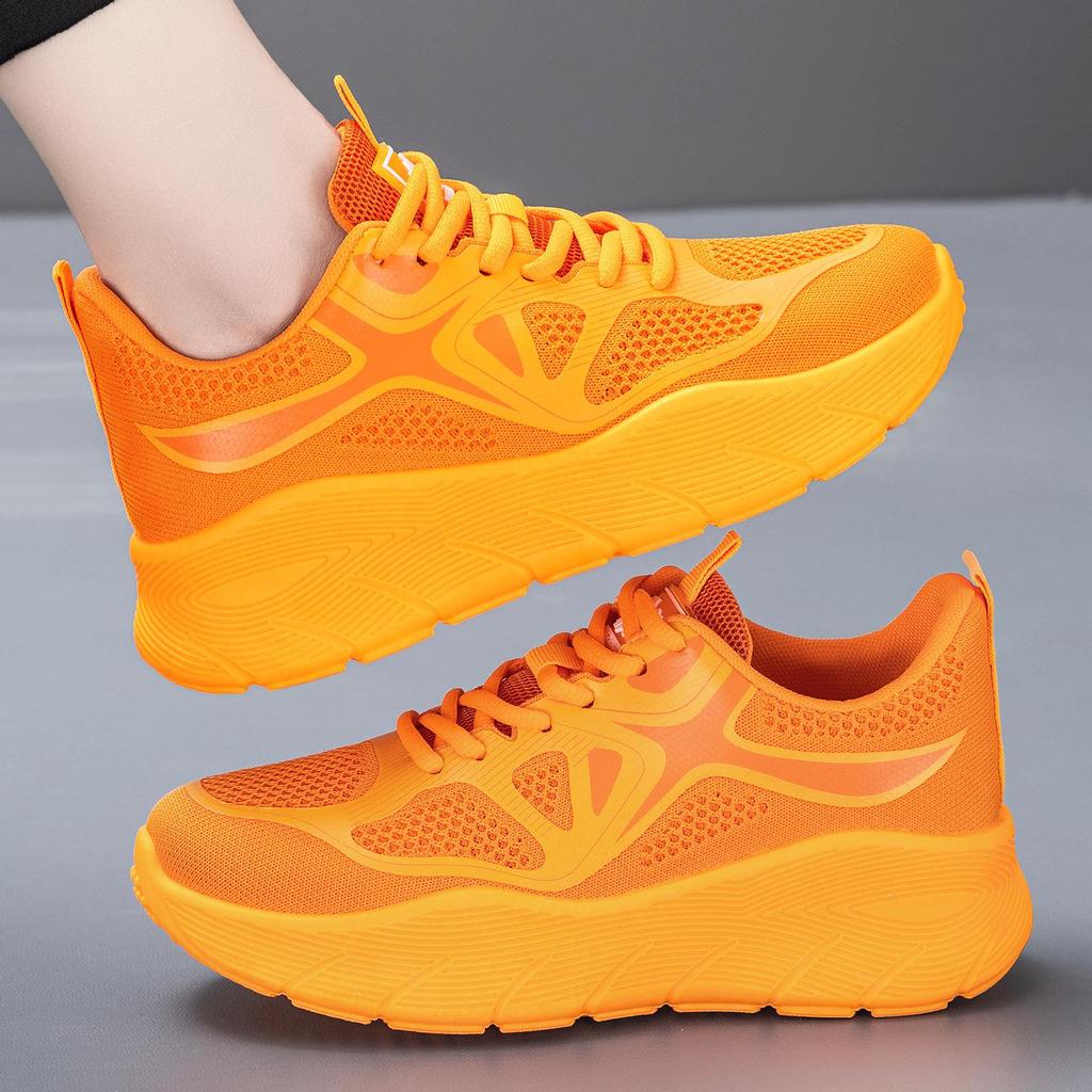 Damen Leichte Flyknit Mesh Sneaker - Bequeme, Vielseitige Low-Cut Freizeitschuhe