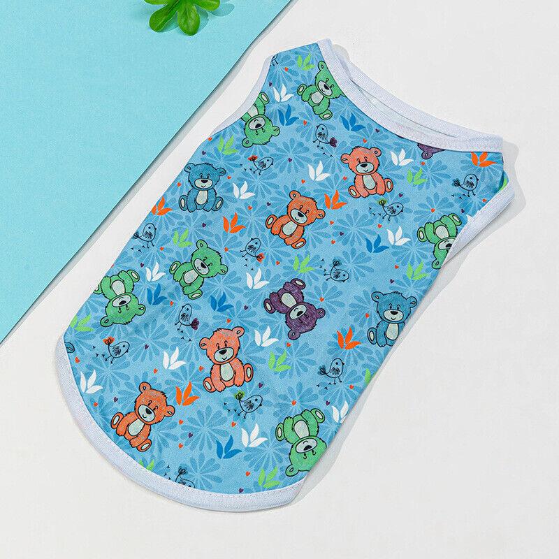 Haustier-Hundekleidung, T-Shirt, Weste, Kleidung, Welpen, Katze, niedliches bedrucktes Kostüm