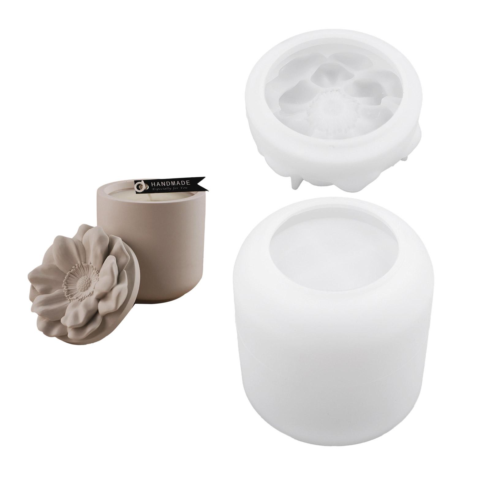 

Большая форма для заливки эпоксидной смолы в виде цветка, прочная силиконовая, для изготовления подставок для украшений, блюд, банок, креативные материалы для рукоделия, проекты L