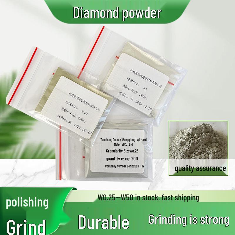 

High-Purity Diamond Micron Powder for Fine Grinding and Mirror Polishing on Hard Alloys, Tungsten Steel, and Ceramics. W5