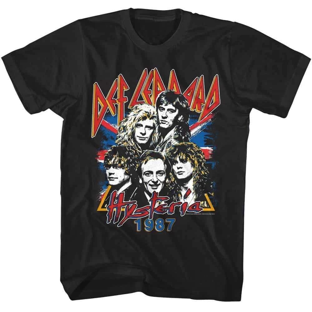 Def Leppard Hysteria 1987 Faces Men s T Shirt 4XL