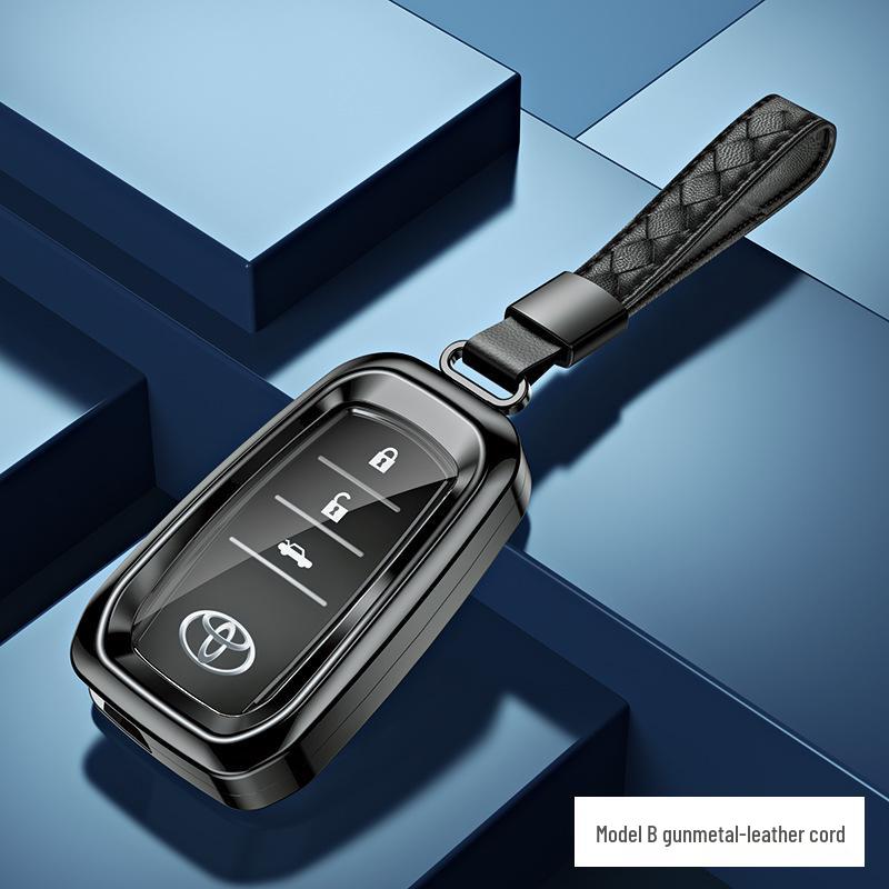 Toyota Key Case: Fits Highlander, RAV4, Crown, CHR, Venza, Prado, Camry - Full Wrap Cover