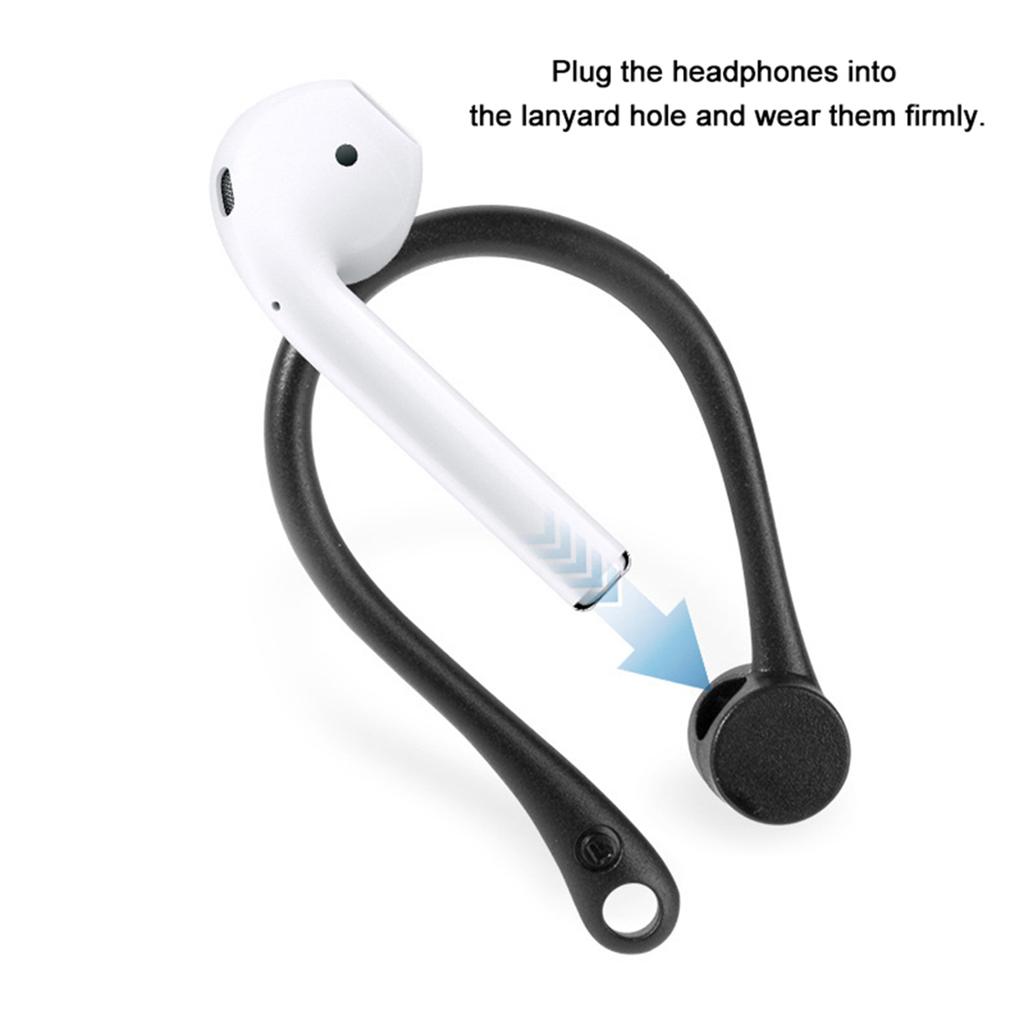 Auriculares Bluetooth anticaídas de moda, 2 piezas, miniganchos para la oreja, soporte para auriculares