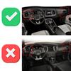 Car Dashboard Mat for Dodge Challenger 2015- Sunshade Dashmat Protective Carpet Dash Mat
