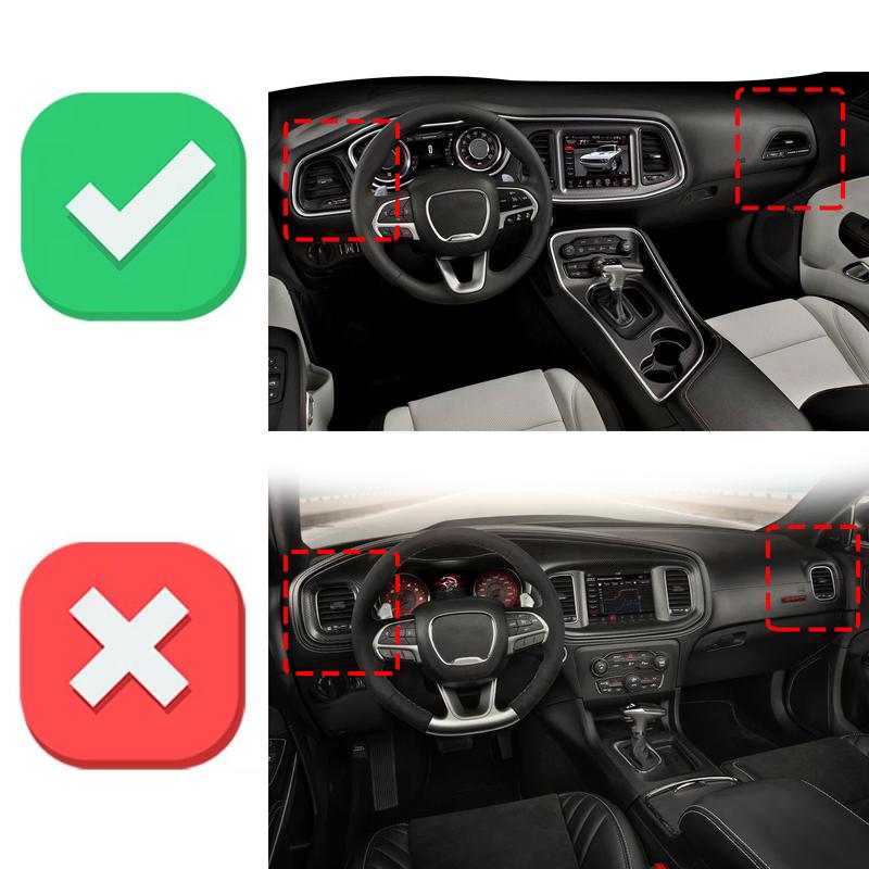 Car Dashboard Mat for Dodge Challenger 2015- Sunshade Dashmat Protective Carpet Dash Mat