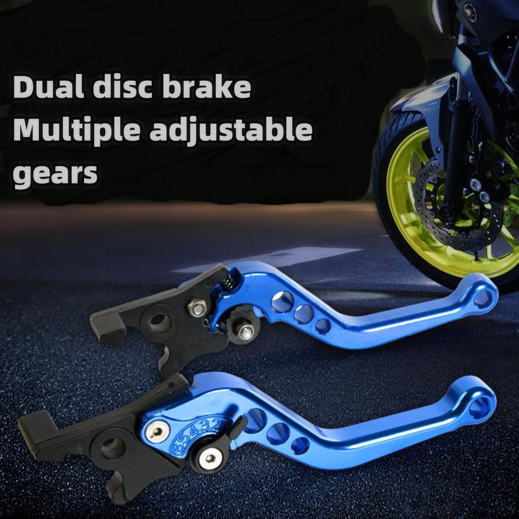 Motorcycle Dual Disc Brake Disc Brake Handle Universal Aluminum Alloy Dual Disc Brake Handle Motorcycle Modification Accessorie