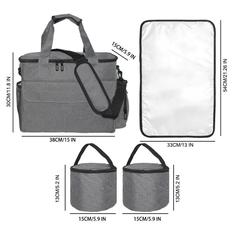 Multifunctional Dog Travel Bag - Durable Pet Carrier Organizer with Spacious Design Easy to Pack Perfect for Travel Accessories