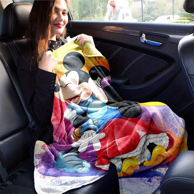 1pc, Mickey Mouse Home Decor Blanket, Bedroom, Living Room, or Travel, Flannel Throw Blanket