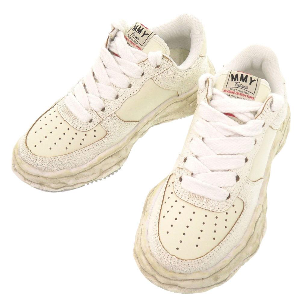 Used AUTHENTIC MIHARA YASUHIRO A12FW715 WAYNEsneakers White Leather