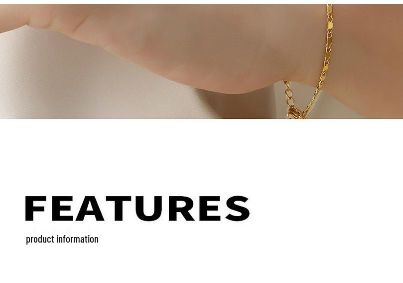 Korean Minimalist Versatile Necklace & Bracelet Set - Copper Jewelry