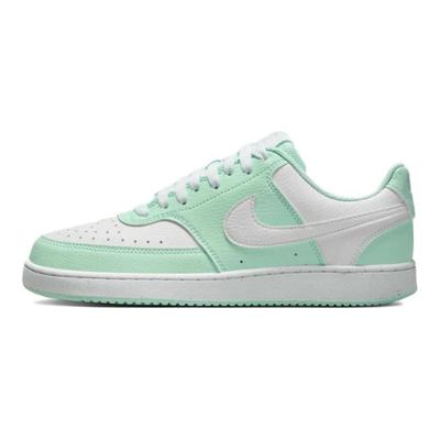 Chaussures de Skateboard Basses Court Vision pour Femmes Vert Blanc Baskets DH3158-301