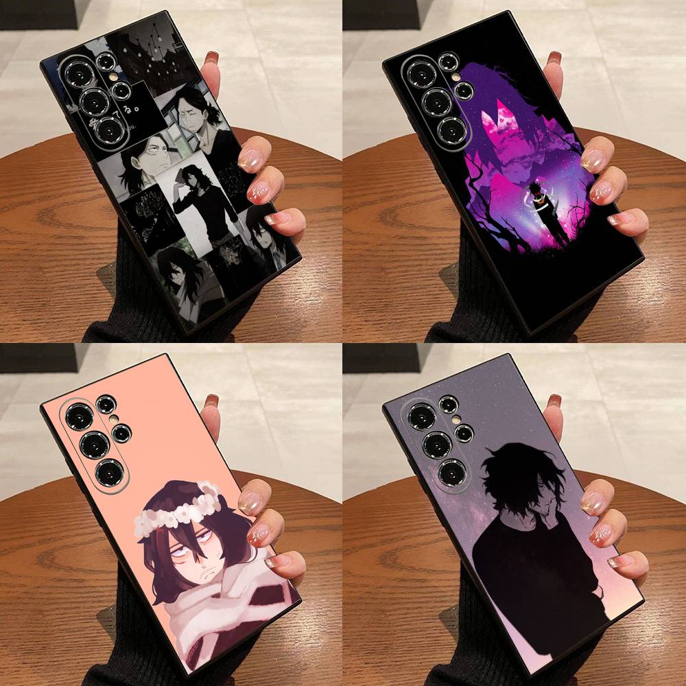 Eraser Head Shota Aizawa My Hero For Samsung Galaxy S23 S24 S25 Ultra S22 Plus S21 Black Soft Case Waterproof Soft Case