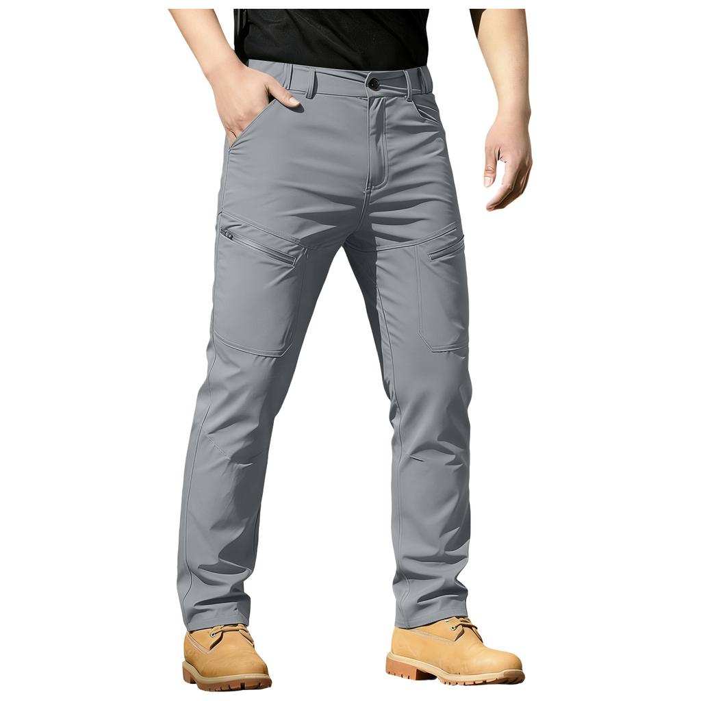 Herren Multi-Pocket Arbeitshose Herren Freizeit Mode Wanderhose