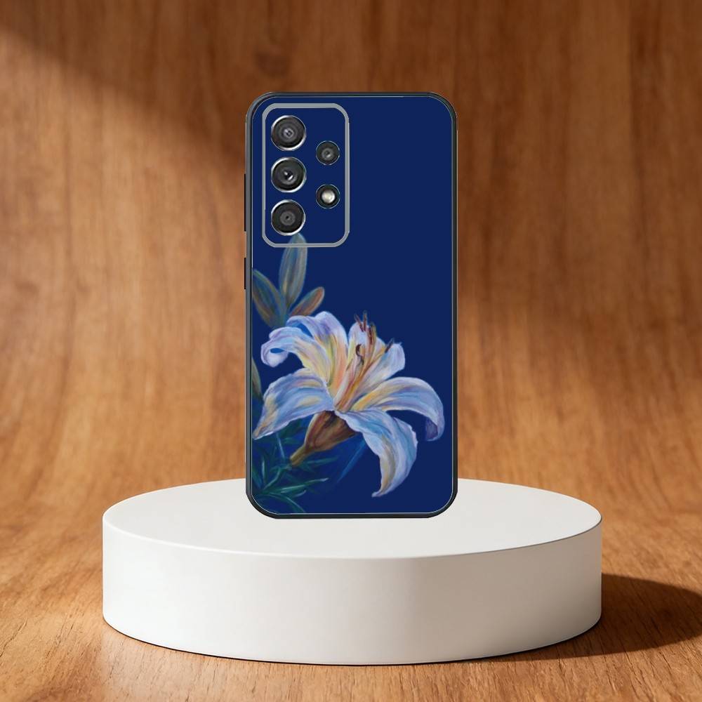 

Neon Glow Flowers Phone Case For Samsung S25,S24,S21,S22,S23,S30,Ultra,S20,Plus,Fe,Note,10,9,5G Black Cover Samsung S26