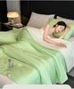 A-class Soybean Fiber Summer Cool Blanket Machine Washable Single Person Cool Feeling Silk Thin Blanket Double Ice Silk Summer Blanket Core