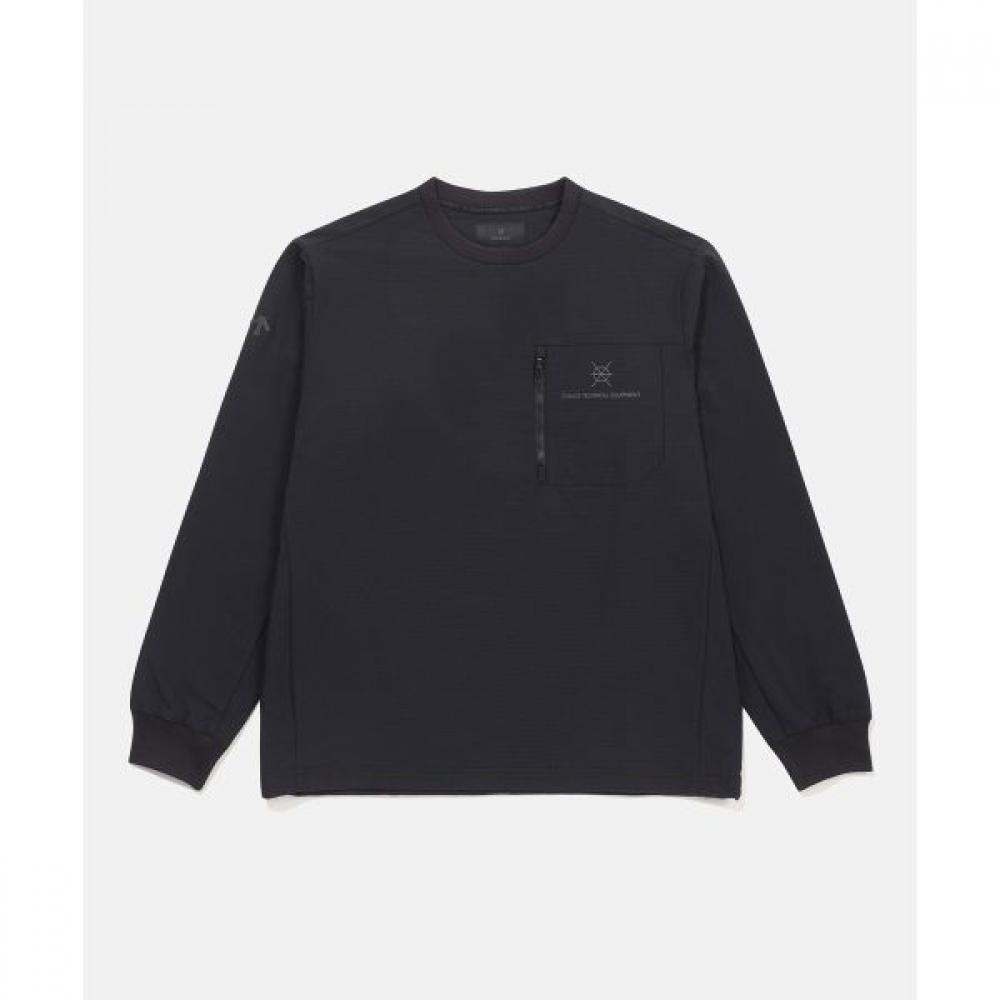 

Descente Dualless Ripstop Brush Woven Sweatshirt Black BLK0BLACK/100