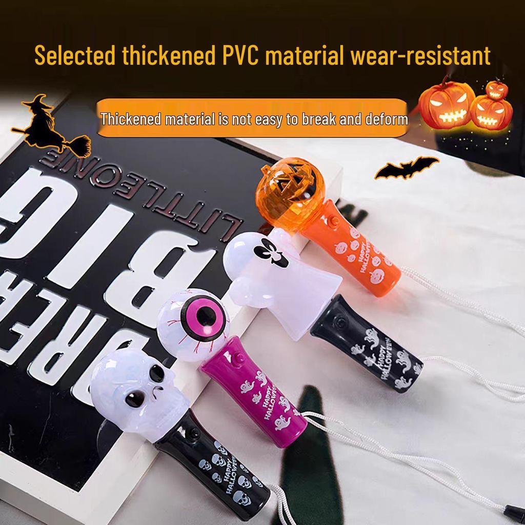 Children's Halloween Pumpkin Glow Stick Ornaments - Photo Props & Small Gifts